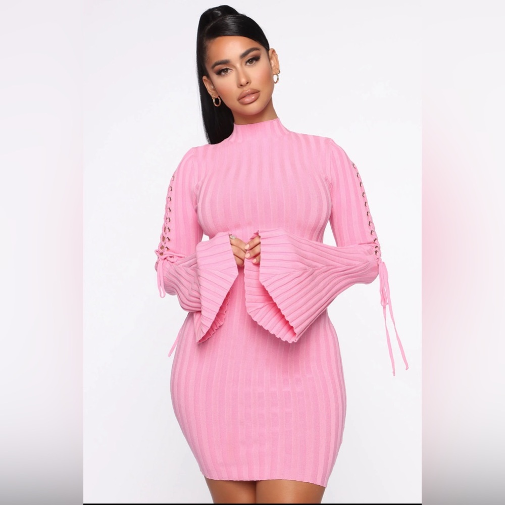 Fashion Nova dress pink